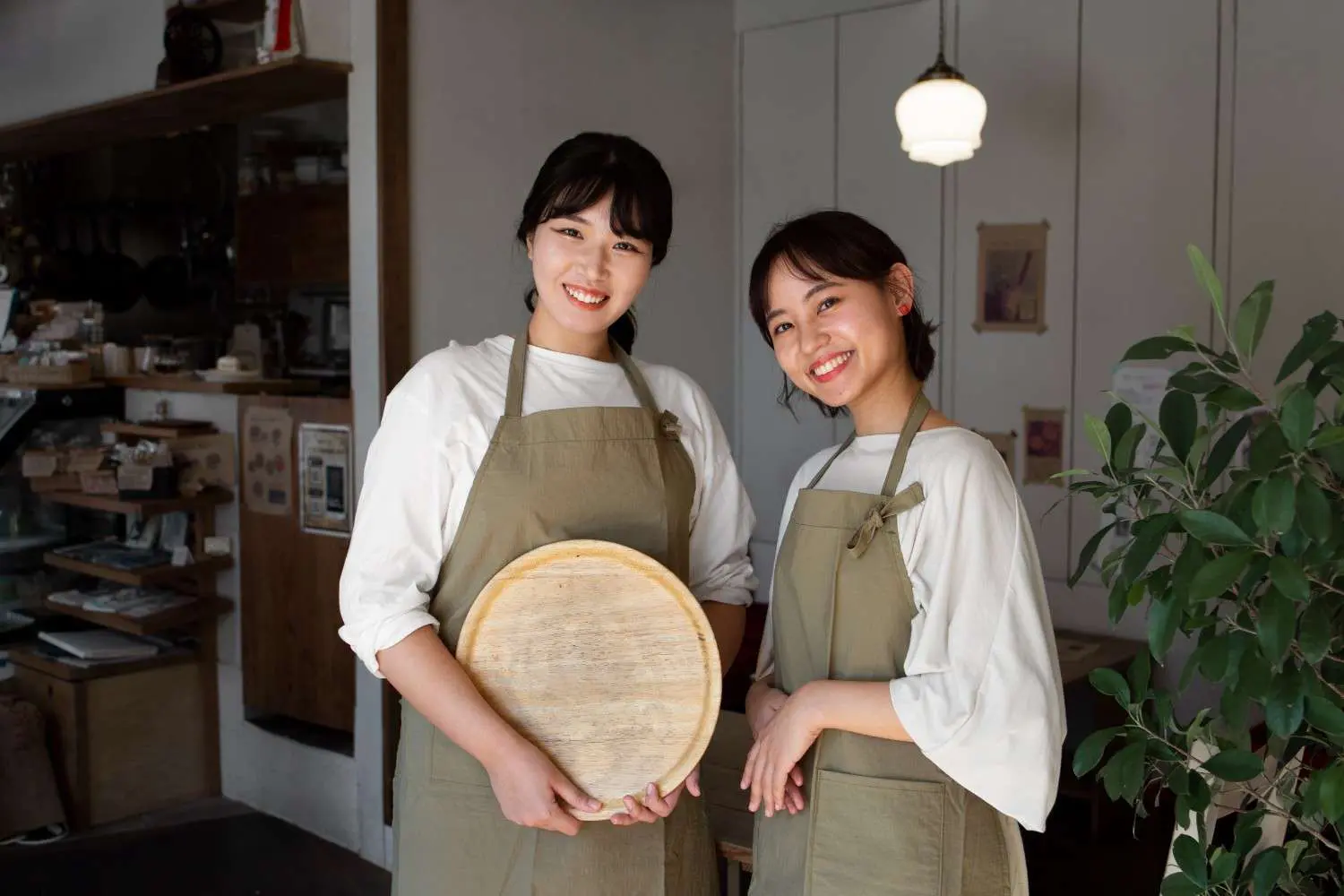 japanese aprons with pockets